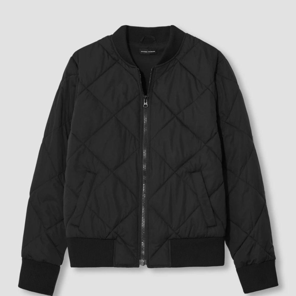 Universal Standard Sophia Puffer Bomber Jacket